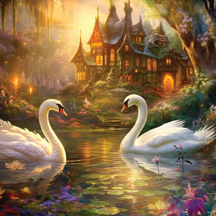 C-T Enjoy Swan Song | 1000 Pieces | AI Assistance