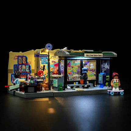 Lumibricks Graffiti Bus Stop 514PCS