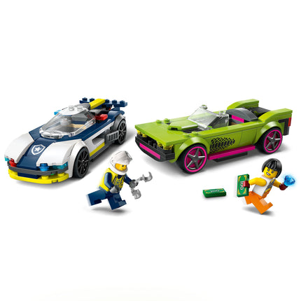 Lego 60415 La poursuite entre la voiture de police et la voiture puissante
