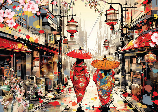 C-T Enjoy Tokyo Stroll | 1000 Piece | AI Assistance