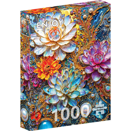 C-T Enjoy Pearlescent Waterlilies | 1000 Piece | AI Assistance