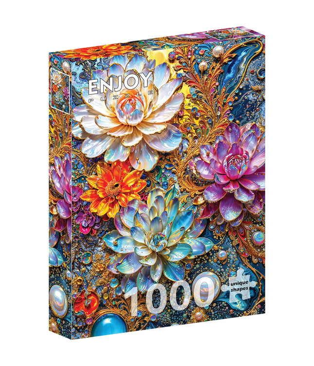 C-T Enjoy Pearlescent Waterlilies | 1000 Piece | AI Assistance