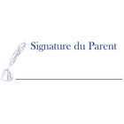 Large format self-inking stamp Original Printy 4.0 4911 Parent's Signature 