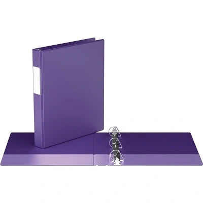 Reliure À Anneaux En D Sans Espace Essential De Davis Group, 1 Po, Violet