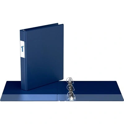Reliure À Anneaux En D Sans Espace Essential De Davis Group, 1 Po, Bleu Royal
