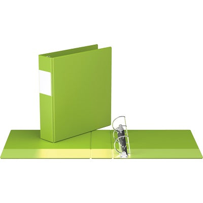Reliure À Anneaux En D Sans Espace Essential De Davis Group, 2 Po, Vert Lime