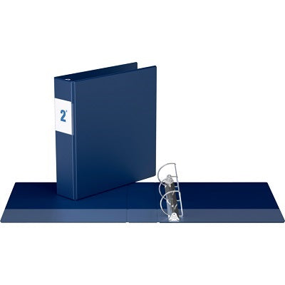 Reliure À Anneaux En D Sans Espace Essential De Davis Group, 2 Po, Bleu Royal
