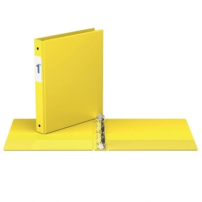 Reliure De Série 2300 Essential Avec Anneaux Ronds De 1 Po, Jaune