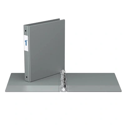 Essential Binder 2300 1-Inch Round Ring, Gray 
