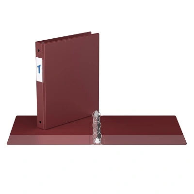 Binder - Essential 2300 1" Round Ring, Burgundy 