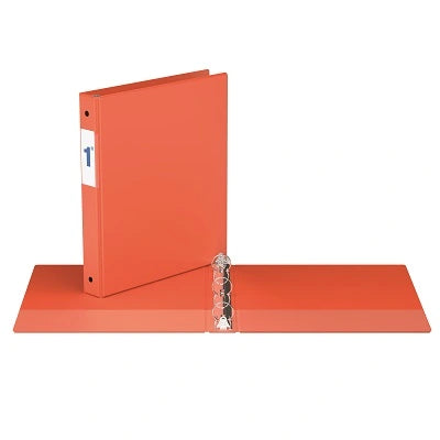 Essential 2300 Series Binder with 1" Round Rings, Orange 