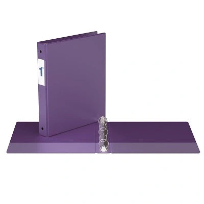 Essential 2300 Series Binder with 1" Round Rings, Purple 
