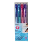 FriXion® Clicker erasable retractable rollerball pen 0.5 mm. Pack of 4 assorted colours