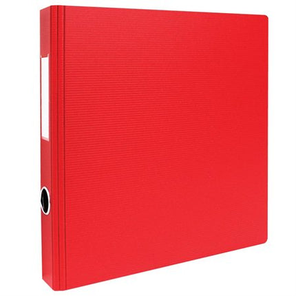 Reliure à anneaux GeoRing 1-1/2 po., rouge