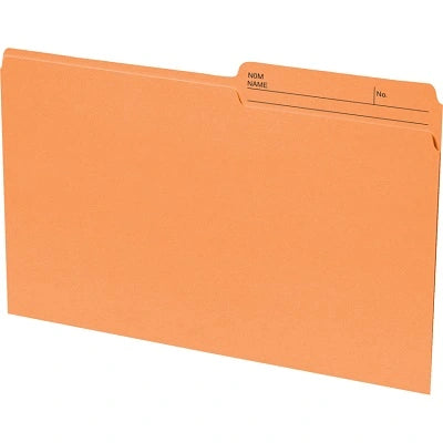 File Folder-Legal Reversible, Basics, Orange