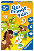 Jeu Qui mange quoi ? 3+