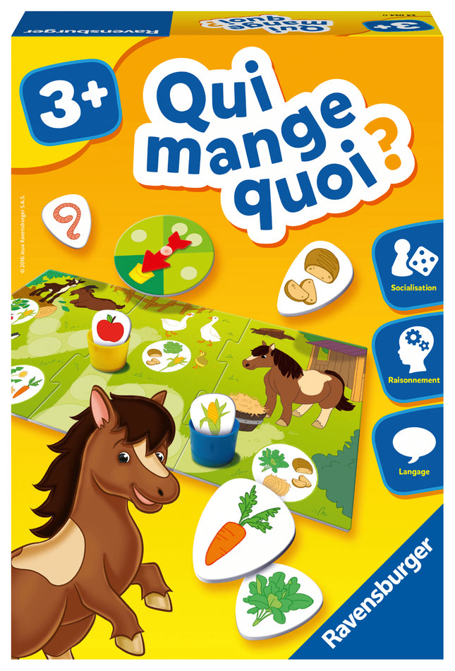 Game Who Eats What? 3+