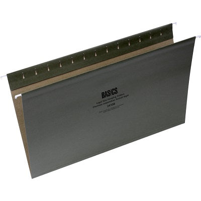 Folder-Hanging, Basics, Legal, Standard Green 25/Box