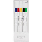 Marker 0.4mm Assorted Emott 5/Pack