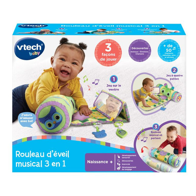 Rouleau d'éveil musical 3 en 1 vtech baby