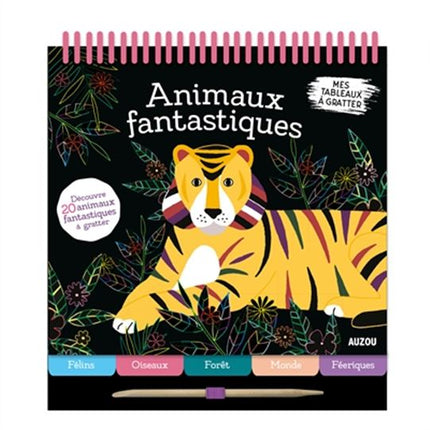 Animaux fantastiques : mes tableaux à gratter