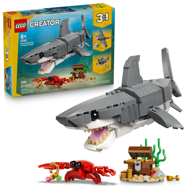 Lego Creator 31381 The Fierce Shark and the Treasure Chest