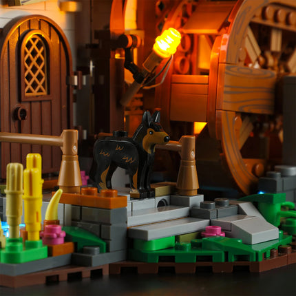 Lumibricks water mill 1278PCS