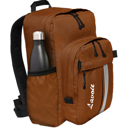 Chic Choc Lavoie Backpack (with Water Bottle Pouch) - Cognac