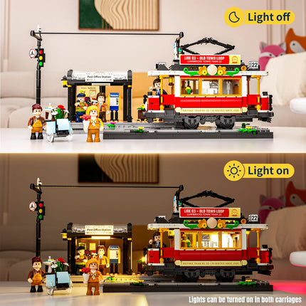 Lumibricks Heritage Tram and Station 1274PCS