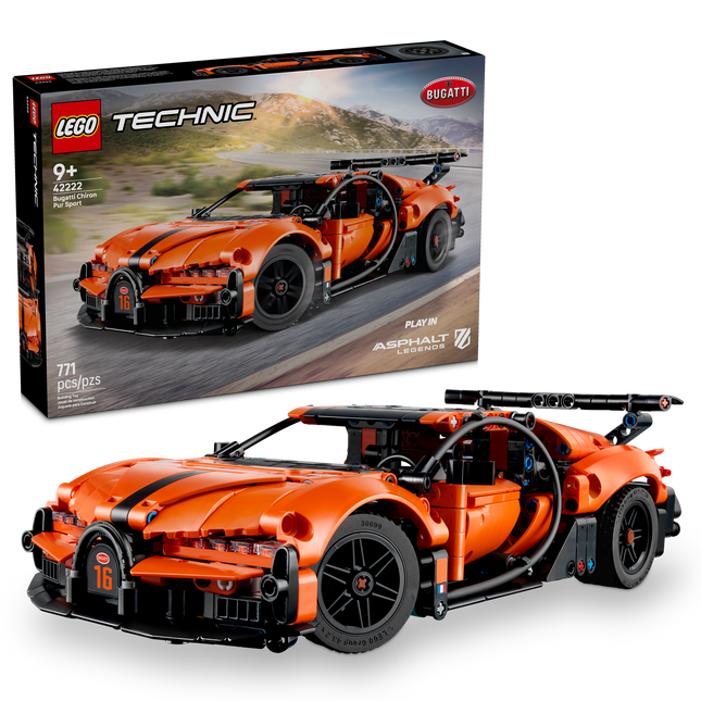 Lego Technic 42222 L’hypervoiture de Bugatti Chiron Pur Sport