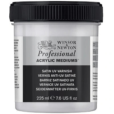Vernis Pour Acrylique Winsor & Newton, Fini Satiné, 225 Ml