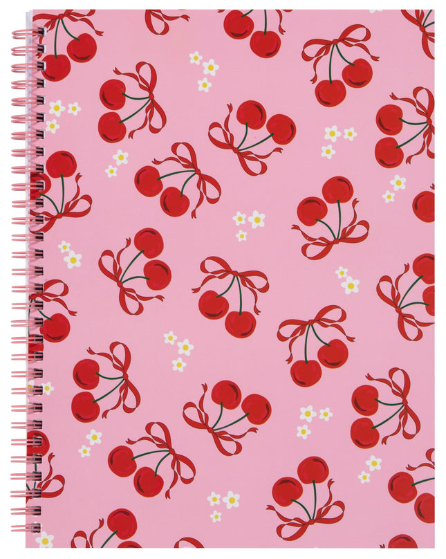 Cherry & Bows Coil 80 Sheets Notebook