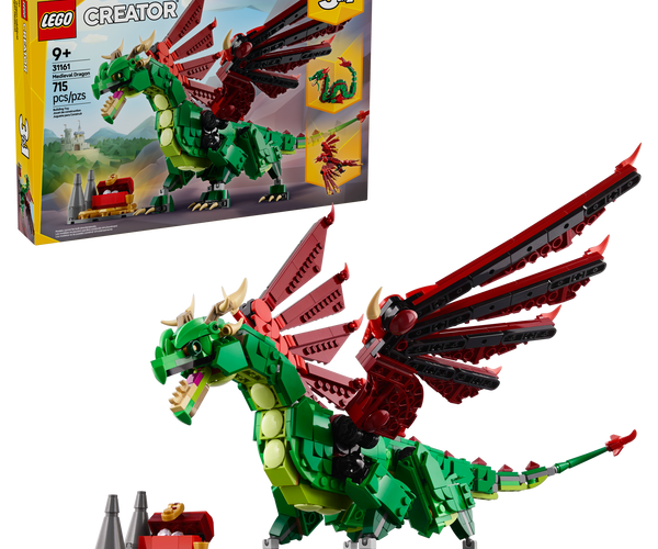LEGO® Creator 3in1 Medieval Dragon, Creature Playset 31161 – La