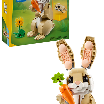 LEGO® Creator 3in1 Cute Bunny, Toy, Animal Playset 31162