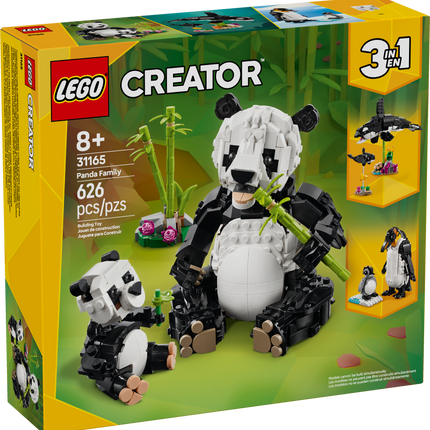 LEGO® Creator 3in1 Wildlife: Panda Family Toy Set 31165