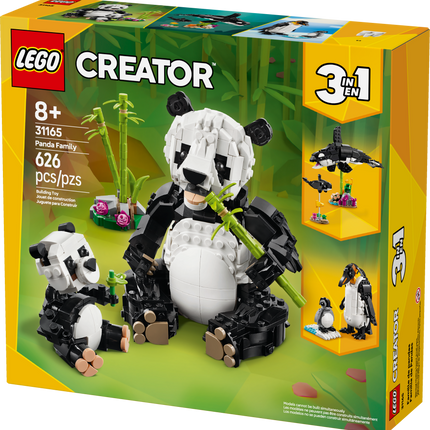 LEGO® Creator 3in1 Wildlife: Panda Family Toy Set 31165