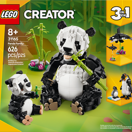 LEGO® Creator 3in1 Wildlife: Panda Family Toy Set 31165