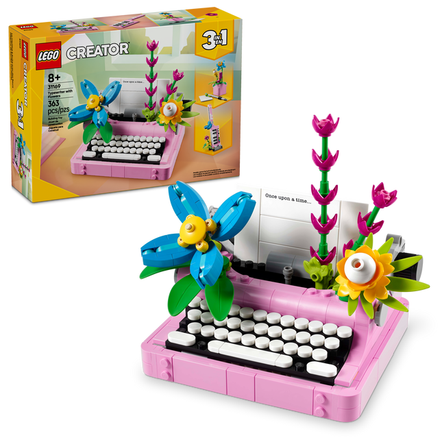 LEGO® Creator Flower Typewriter, Toy, Playset 31169