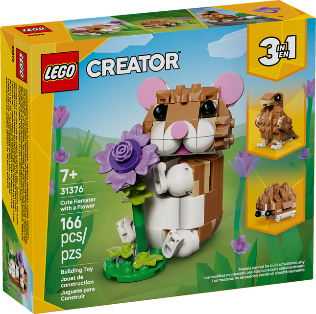 Lego Creator 31376 Cute Hamster with a Flower