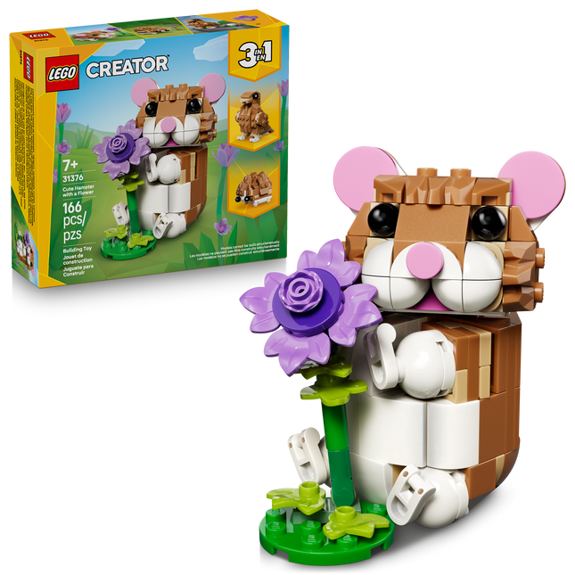 Lego Creator 31376 Cute Hamster with a Flower