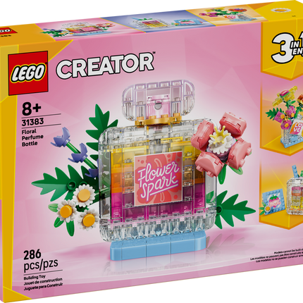 LEGO® Creator 3-in-1 Floral Perfume Bottle 31383