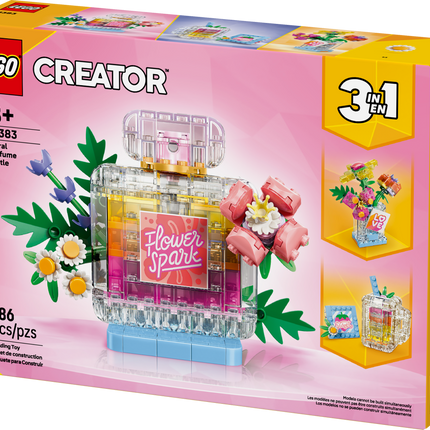 LEGO® Creator 3-in-1 Floral Perfume Bottle 31383