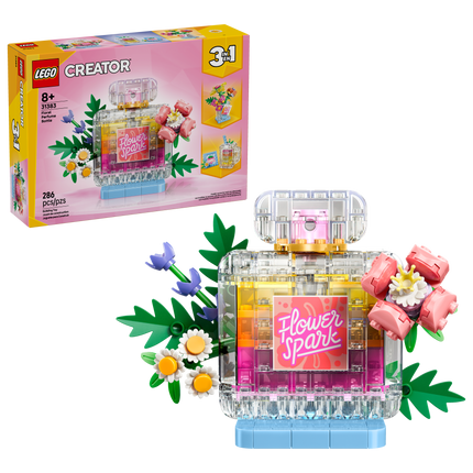 LEGO® Creator 3-in-1 Floral Perfume Bottle 31383