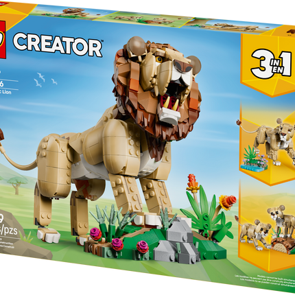 LEGO® Creator Wild Animals: The Majestic Lion 31386