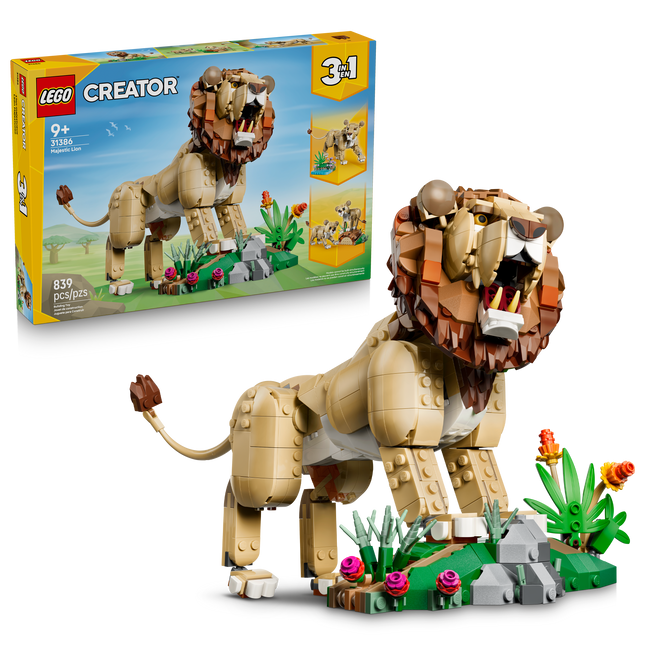 LEGO® Creator Les Animaux Sauvages : le Lion Majestueux 31386