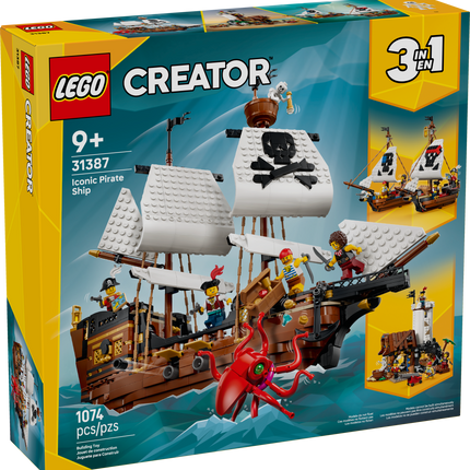 LEGO® Creator 3in1 Iconic Pirate Ship 31387