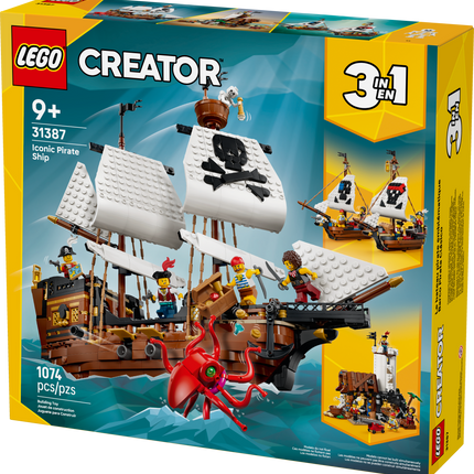 LEGO® Creator 3in1 Iconic Pirate Ship 31387