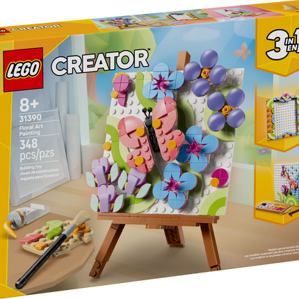 LEGO® Creator 3in1 Floral Pattern Wall Decor 31390