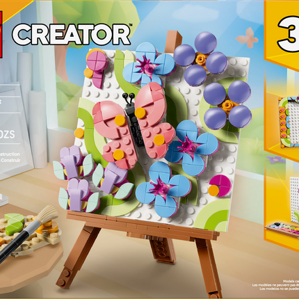 LEGO® Creator 3in1 Floral Pattern Wall Decor 31390