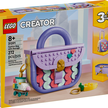 LEGO® Creator 3-in-1 Fashion Bag with Storage 31391